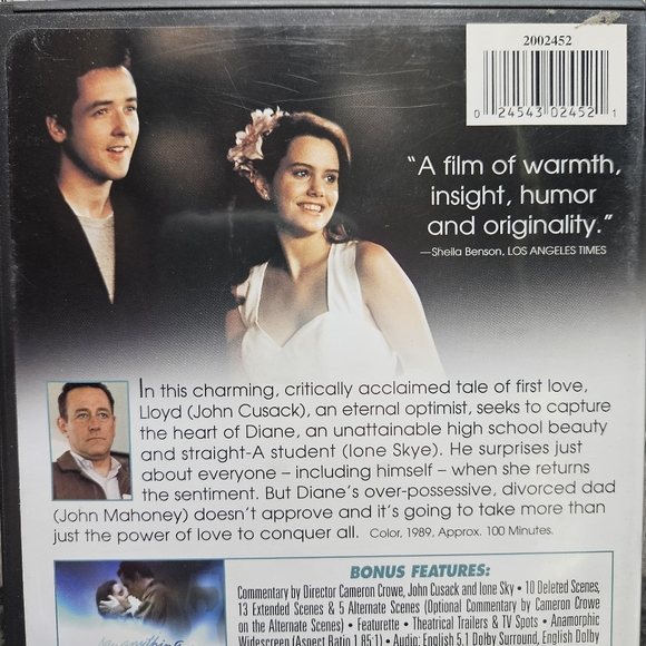 Say Anything DVD Special Edition Widescreen John Cusack - Picture 2 of 3